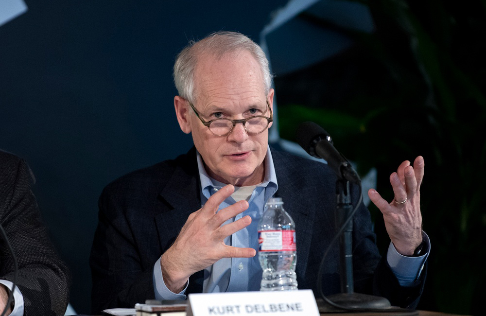 Kurt DelBene speaks at a public meeting of the Defense Innovation Board in Austin, Texas March 5, 2020.