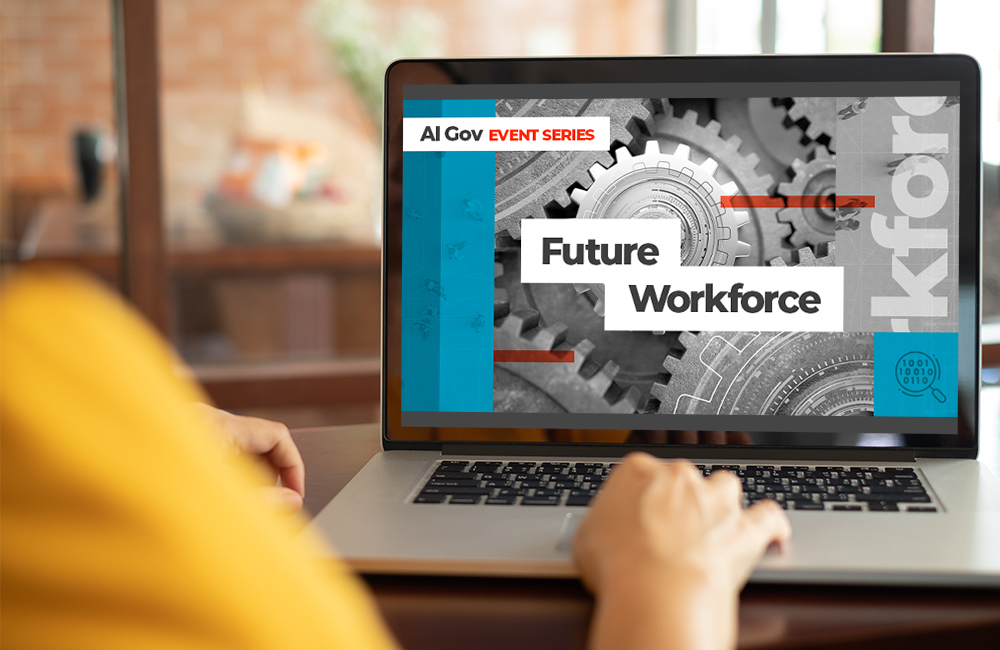 AI Gov Event Series: Future Workforce on computer screen