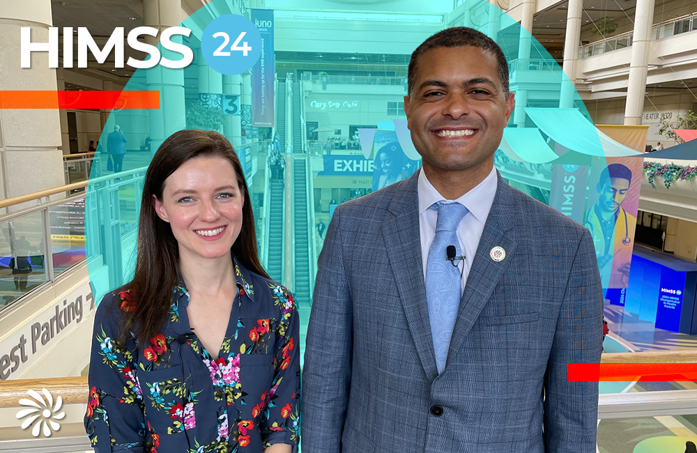 Dr. Shereef Elnahal joined Amy Kluber at HIMSS 2024.