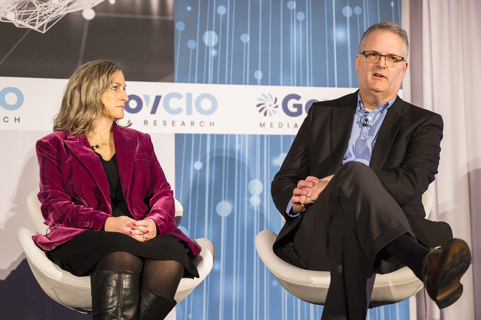 Speakers on stage at AI Summit